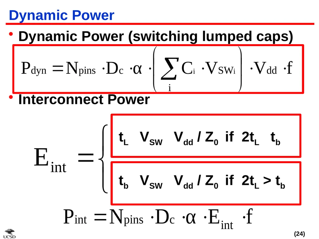 CACTI-IO: CACTI With Off-Chip Power-Area-Timing - slide 24 of 50