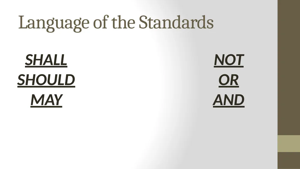 Wielding the A300 Standards: The Shield and the - slide 4 of 118