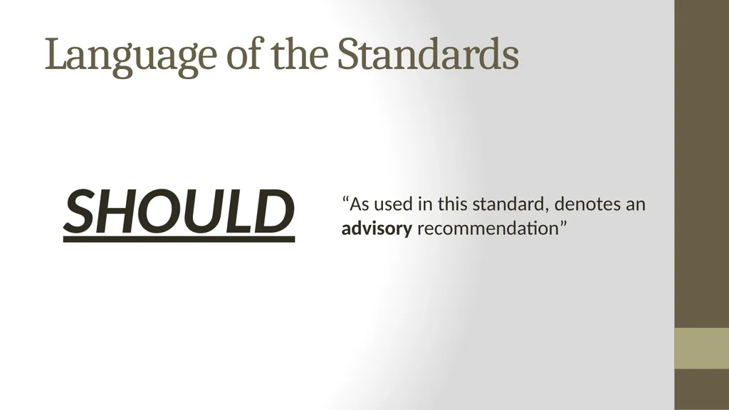 Wielding the A300 Standards: The Shield and the - slide 8 of 118