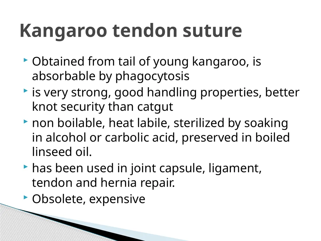 SUTURE – MATERIALS & METHODS Dr. Rudra Pratap - slide 13 of 45