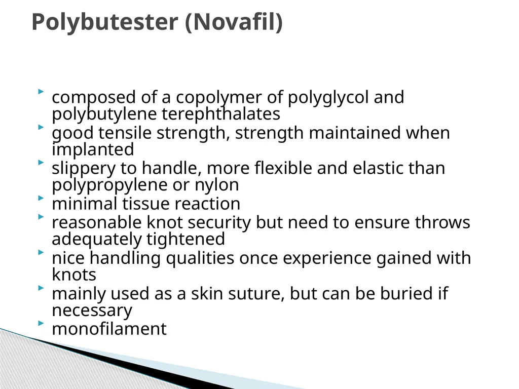 SUTURE – MATERIALS & METHODS Dr. Rudra Pratap - slide 28 of 45