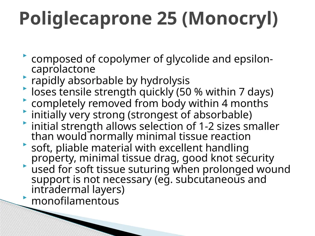 SUTURE – MATERIALS & METHODS Dr. Rudra Pratap - slide 18 of 45