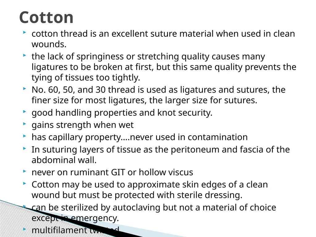 SUTURE – MATERIALS & METHODS Dr. Rudra Pratap - slide 22 of 45