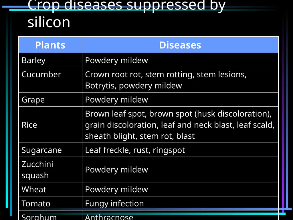 SILICON FERTILIZATION History Justius von Liebig - slide 14 of 23