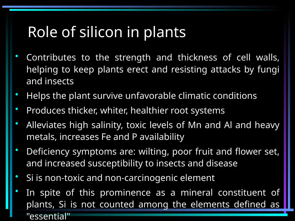 SILICON FERTILIZATION History Justius von Liebig - slide 4 of 23