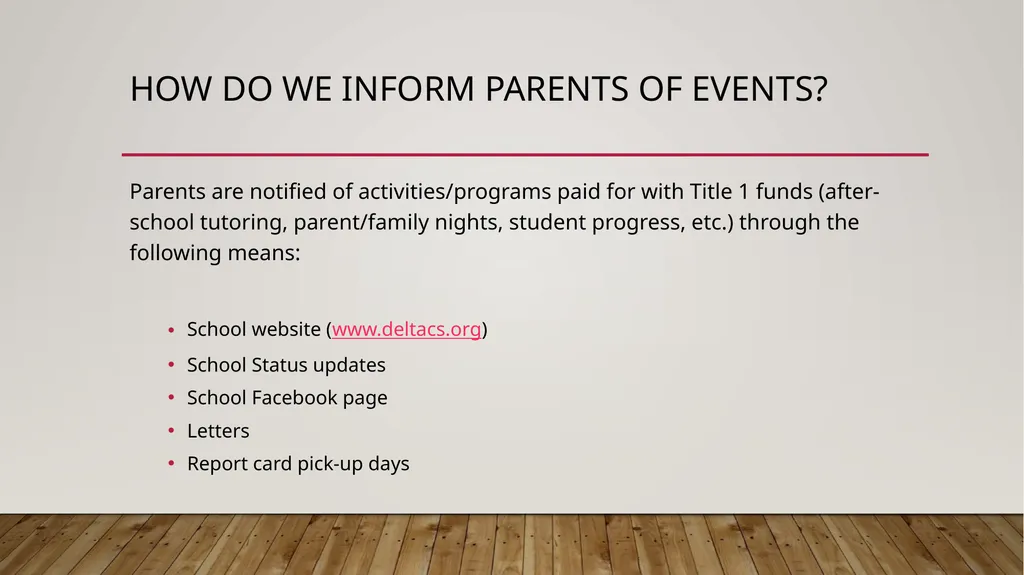 Delta charter school 2022-2023 Title I program - slide 10 of 12