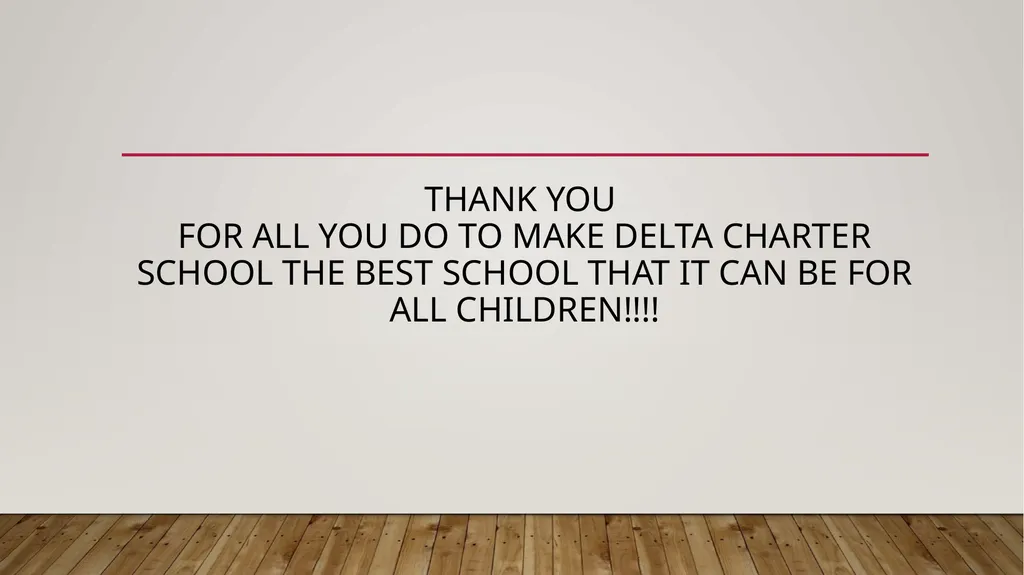 Delta charter school 2022-2023 Title I program - slide 12 of 12