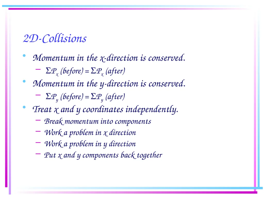 Law of Conservation of Momentum Law of - slide 14 of 17