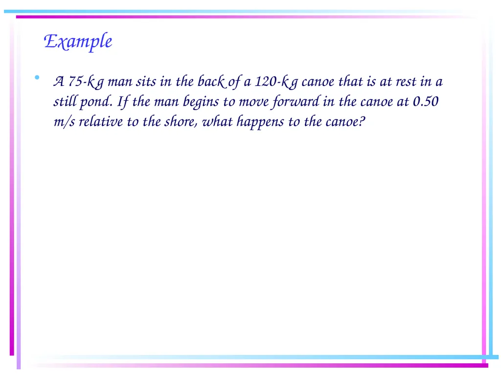 Law of Conservation of Momentum Law of - slide 6 of 17
