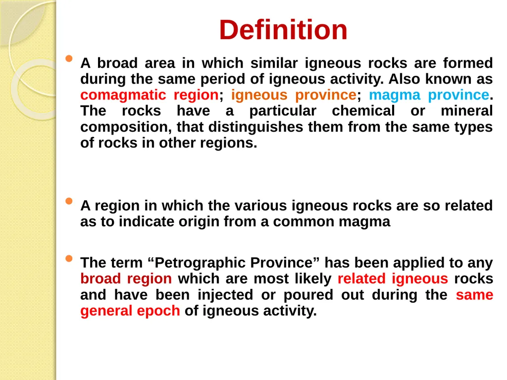 Petrographic Provinces Rajnikant patidar - slide 2 of 14