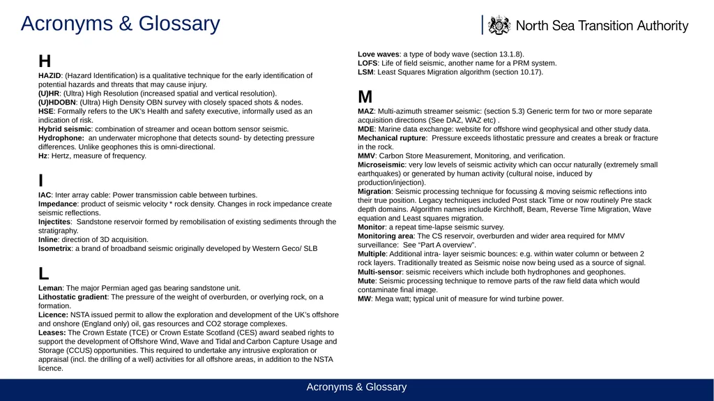 TECHNICAL REPORT Seismic Imaging within the UKCS - slide 4 of 7