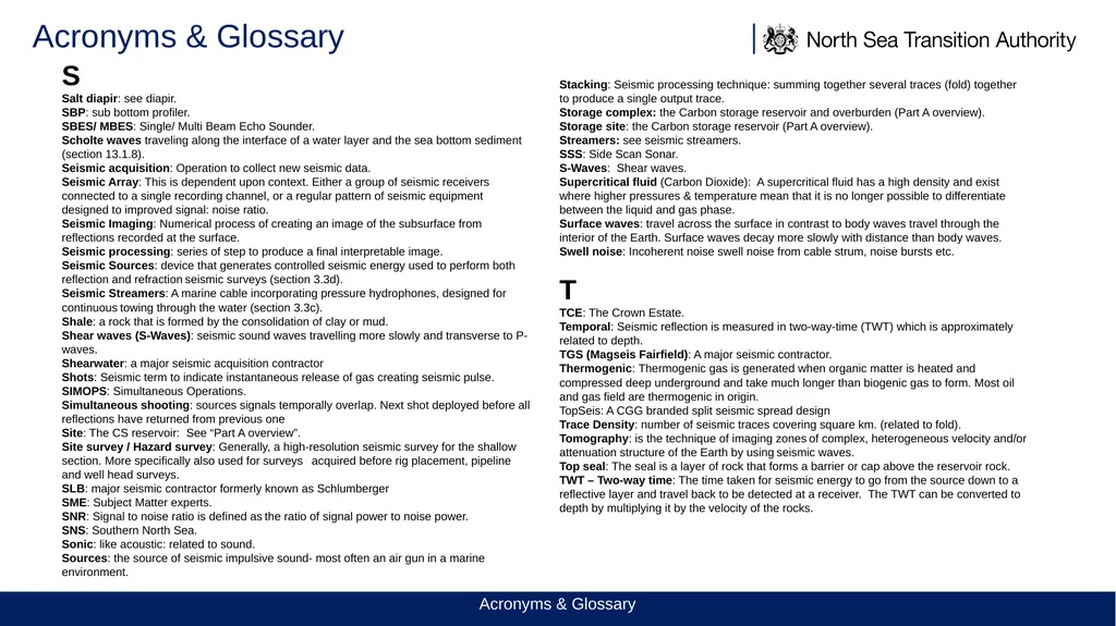 TECHNICAL REPORT Seismic Imaging within the UKCS - slide 6 of 7