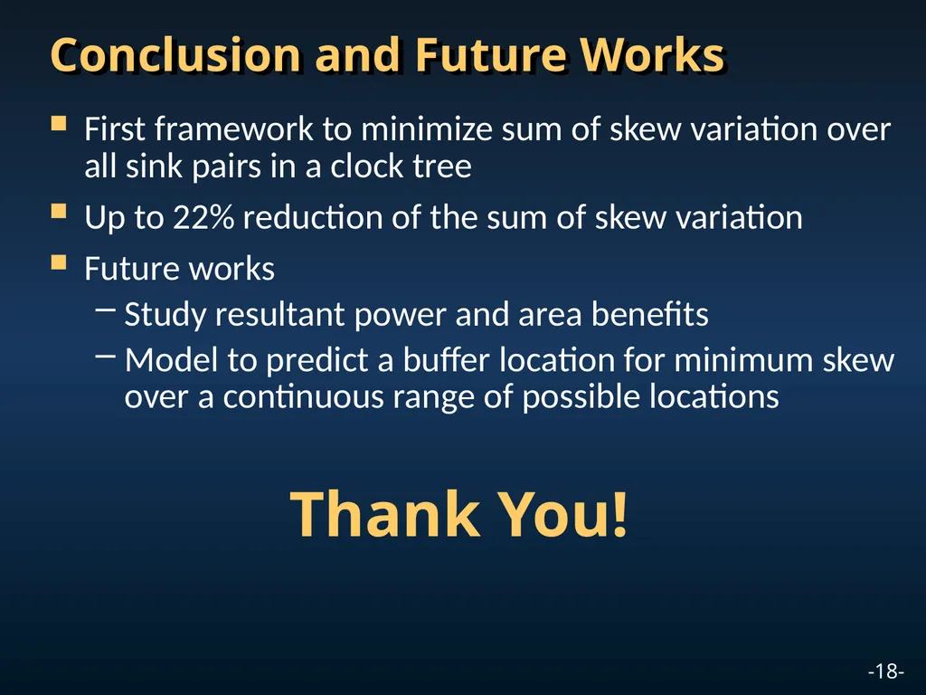 A Global-Local Optimization Framework for - slide 18 of 20