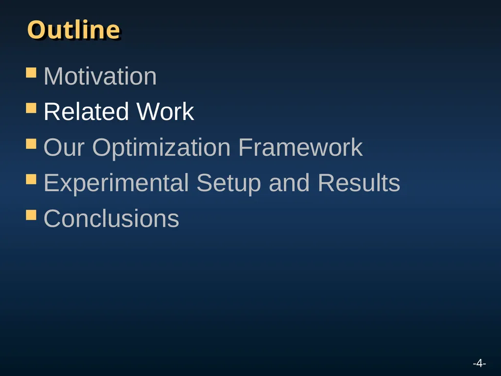 A Global-Local Optimization Framework for - slide 4 of 20