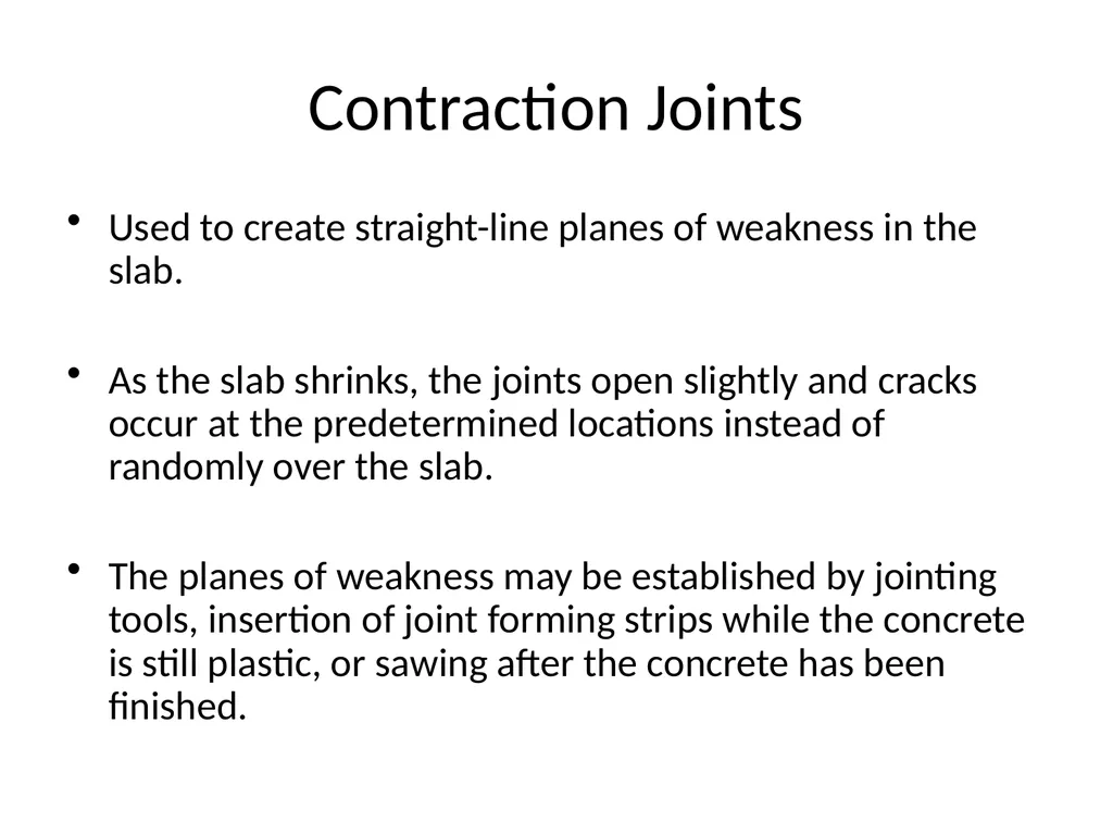 Jointing Chapter 8 Chapter Topics Isolation joints - slide 10 of 34