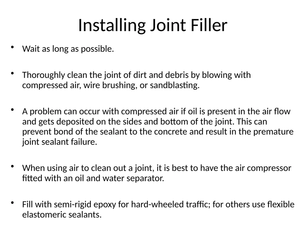 Jointing Chapter 8 Chapter Topics Isolation joints - slide 33 of 34