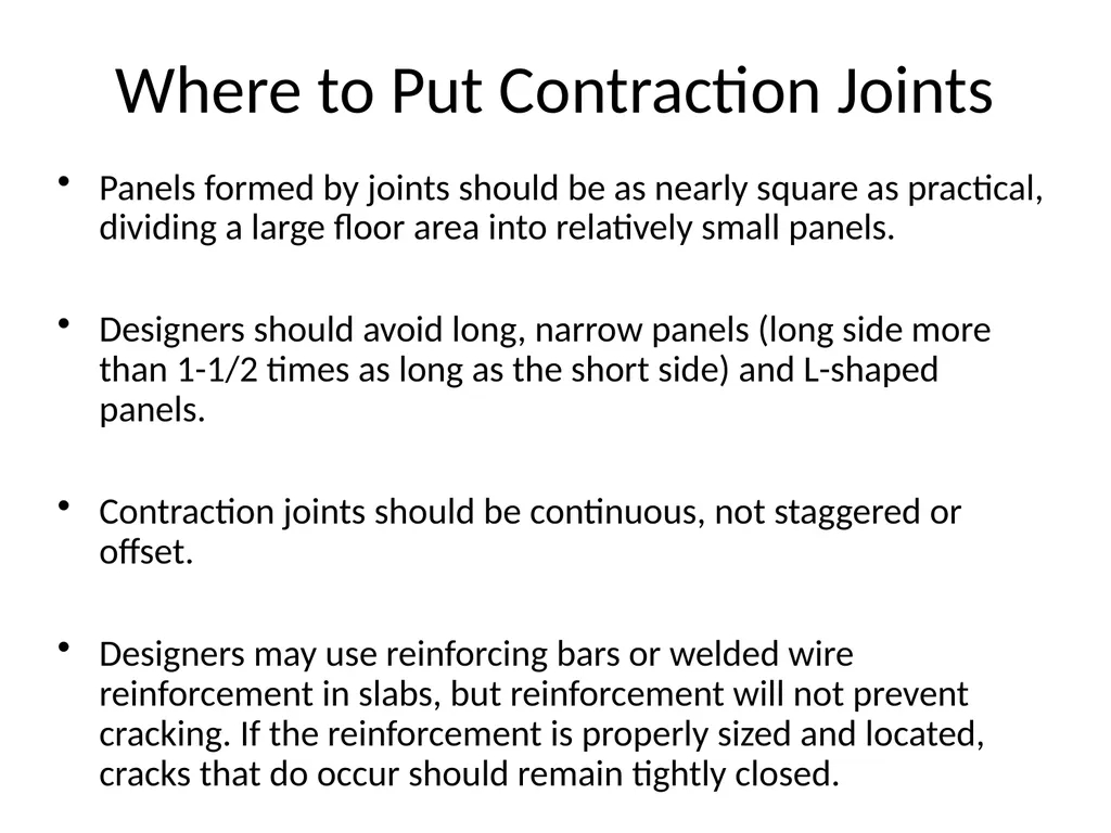 Jointing Chapter 8 Chapter Topics Isolation joints - slide 15 of 34