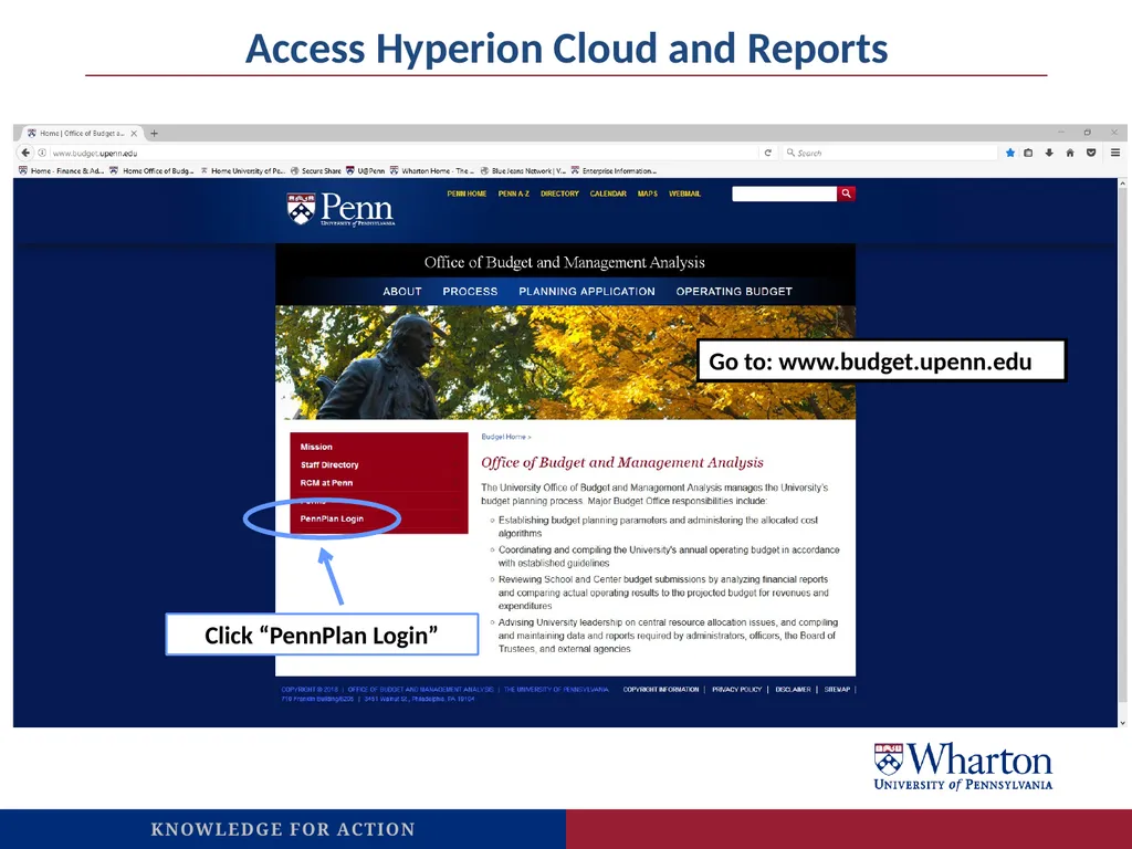Oracle Hyperion Cloud Access: PennKey (and PennKey - slide 3 of 7
