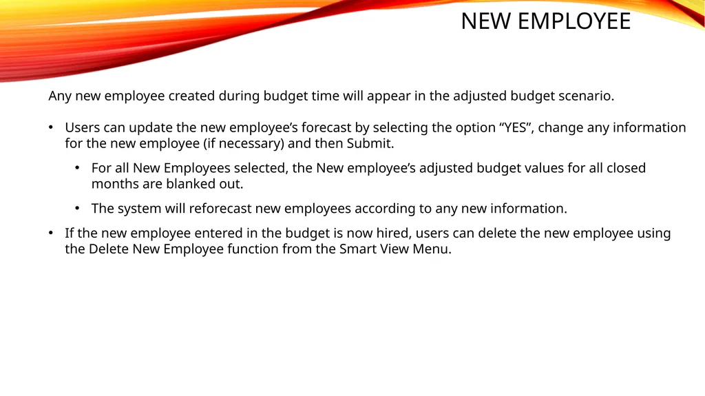 Adjusted Budget Preface – What is a Scenario in - slide 16 of 22