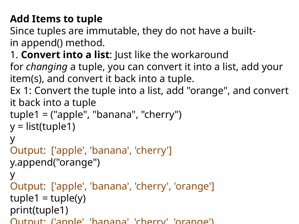 Tuple in Python Tuple Creation Tuple in Python In - slide 12 of 53