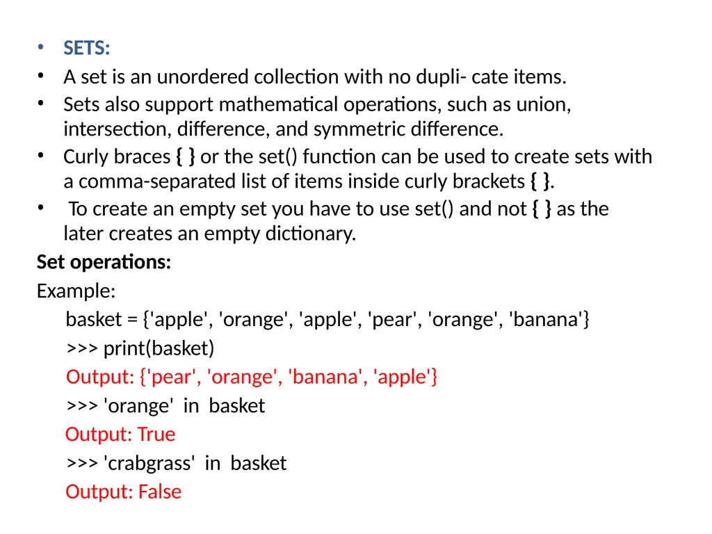 Tuple in Python Tuple Creation Tuple in Python In - slide 32 of 53