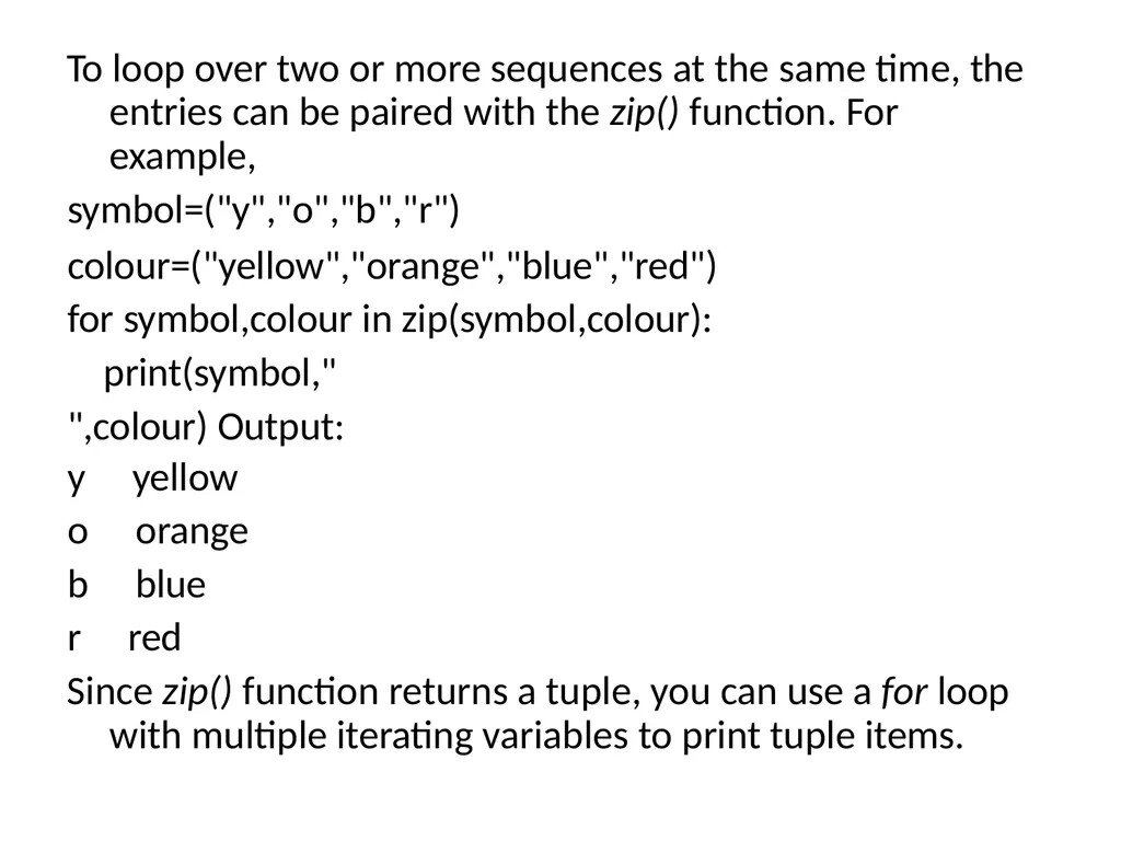 Tuple in Python Tuple Creation Tuple in Python In - slide 31 of 53