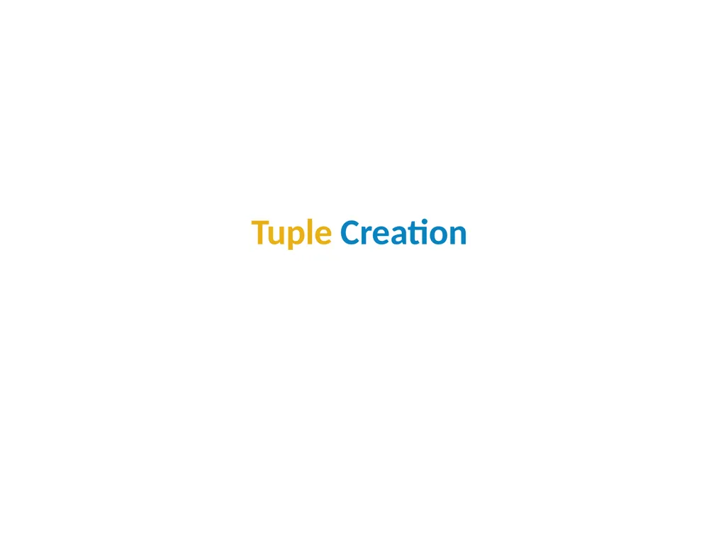 Tuple in Python Tuple Creation Tuple in Python In - slide 2 of 53