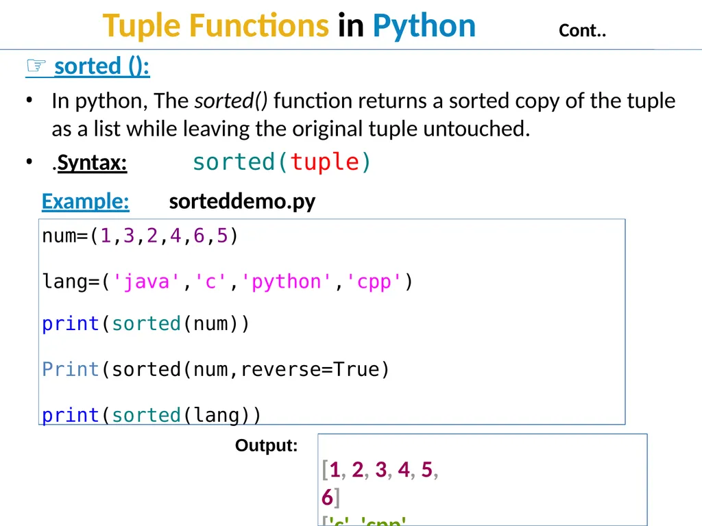 Tuple in Python Tuple Creation Tuple in Python In - slide 17 of 53
