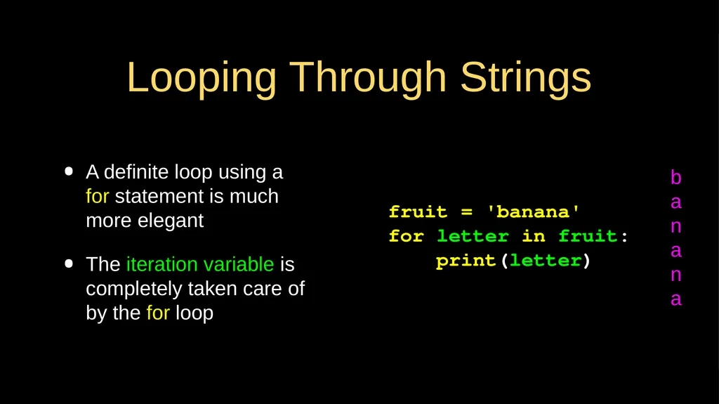 Strings Chapter 6 Python for Everybody - slide 10 of 33
