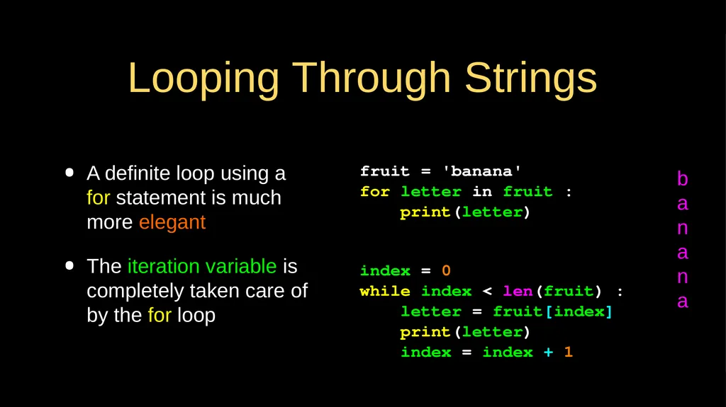Strings Chapter 6 Python for Everybody - slide 11 of 33
