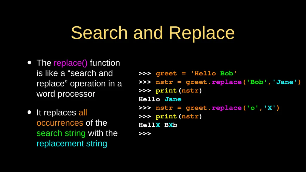 Strings Chapter 6 Python for Everybody - slide 27 of 33