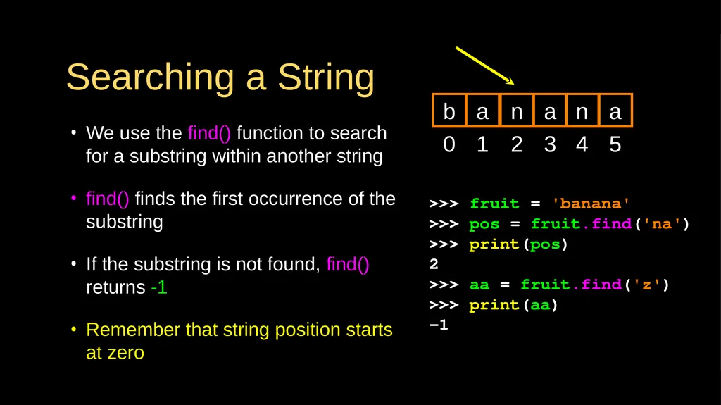 Strings Chapter 6 Python for Everybody - slide 25 of 33