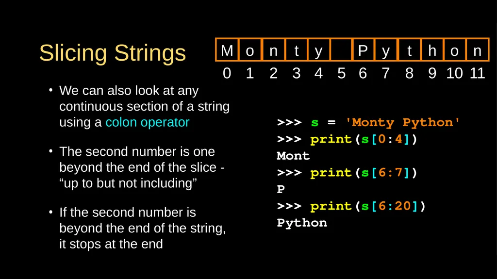 Strings Chapter 6 Python for Everybody - slide 16 of 33