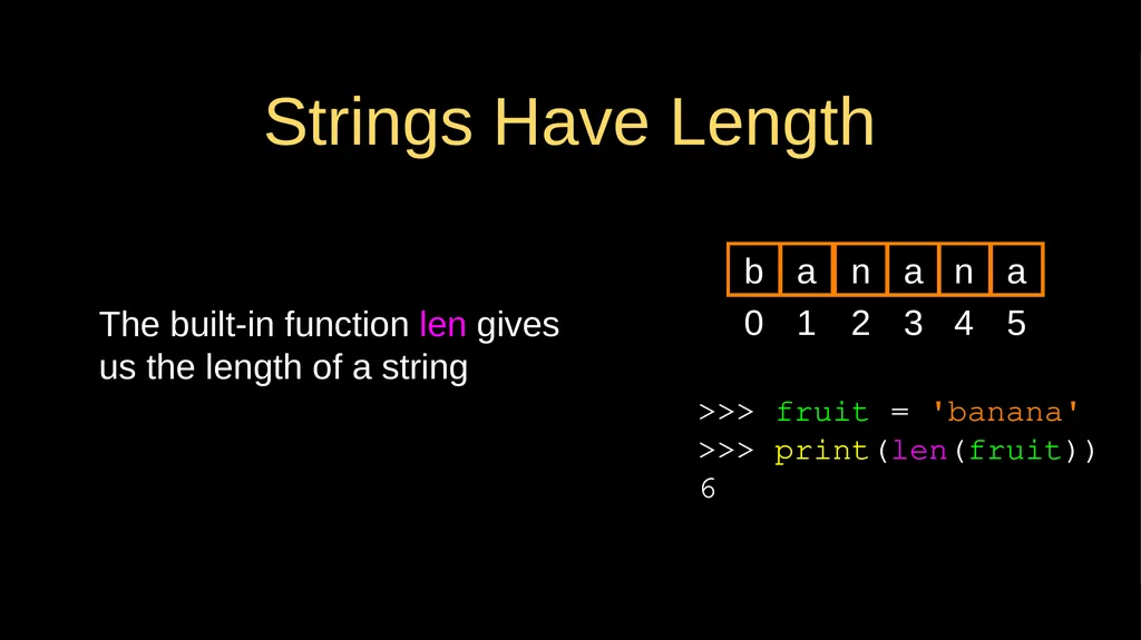 Strings Chapter 6 Python for Everybody - slide 6 of 33