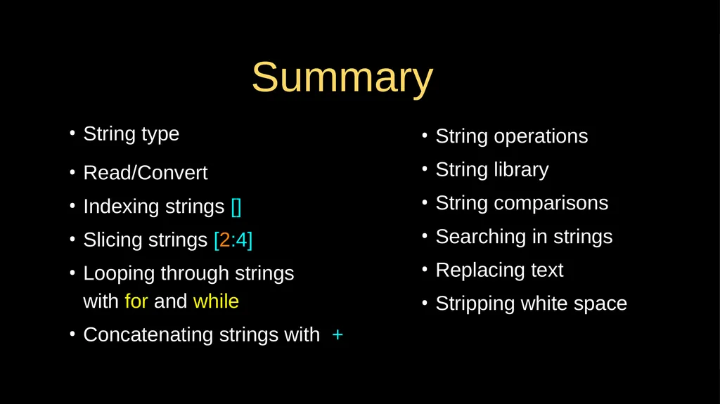 Strings Chapter 6 Python for Everybody - slide 32 of 33