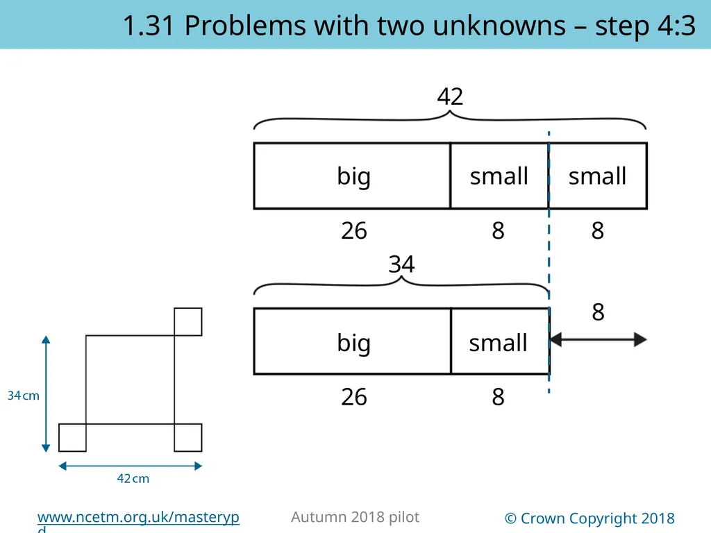 1.31 Problems with two unknowns Representations | - slide 32 of 44
