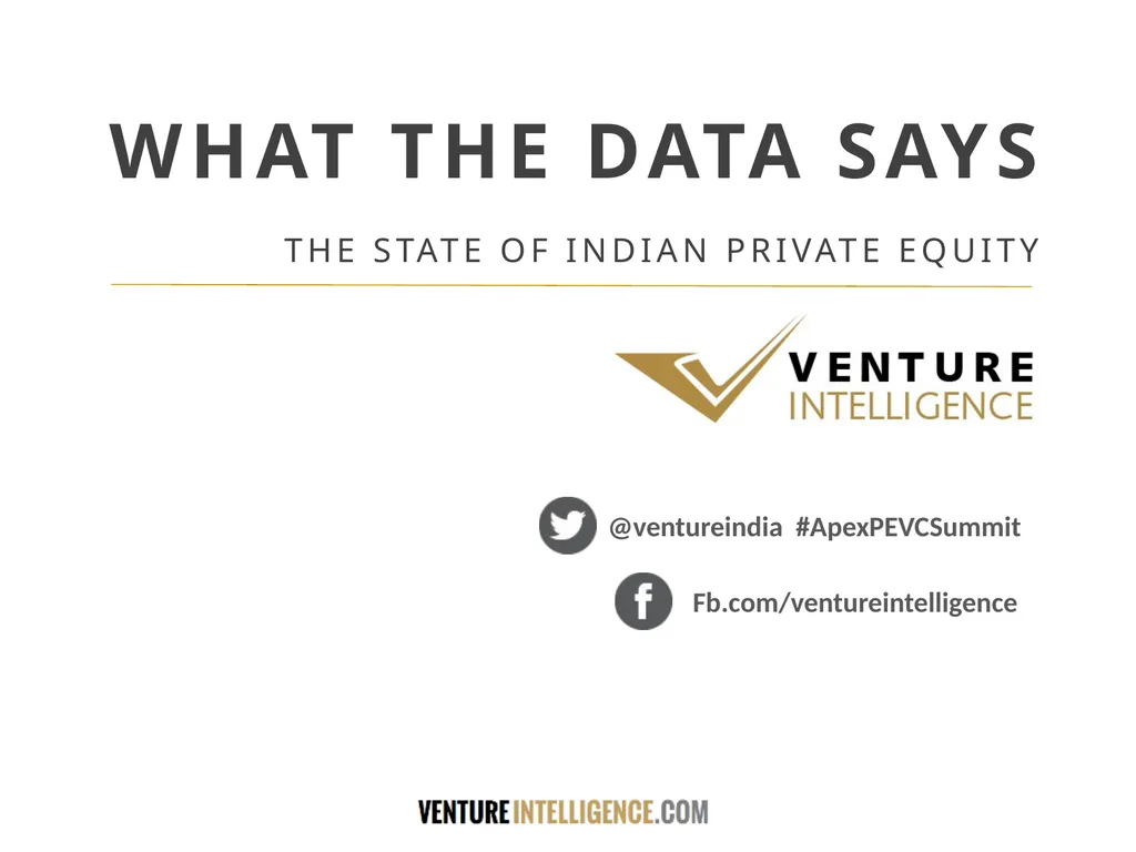 WHAT THE DATA SAYS THE STATE OF INDIAN PRIVATE - slide 1 of 27