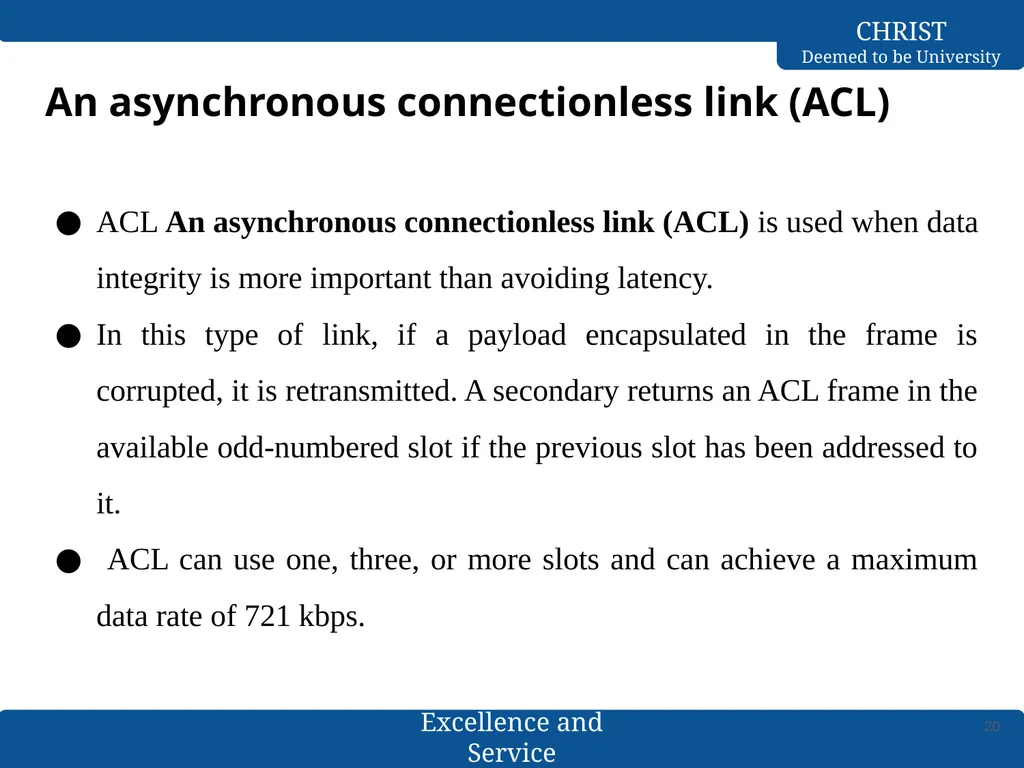 Computer Networks Bluetooth- L2CAP & Baseband - slide 20 of 27