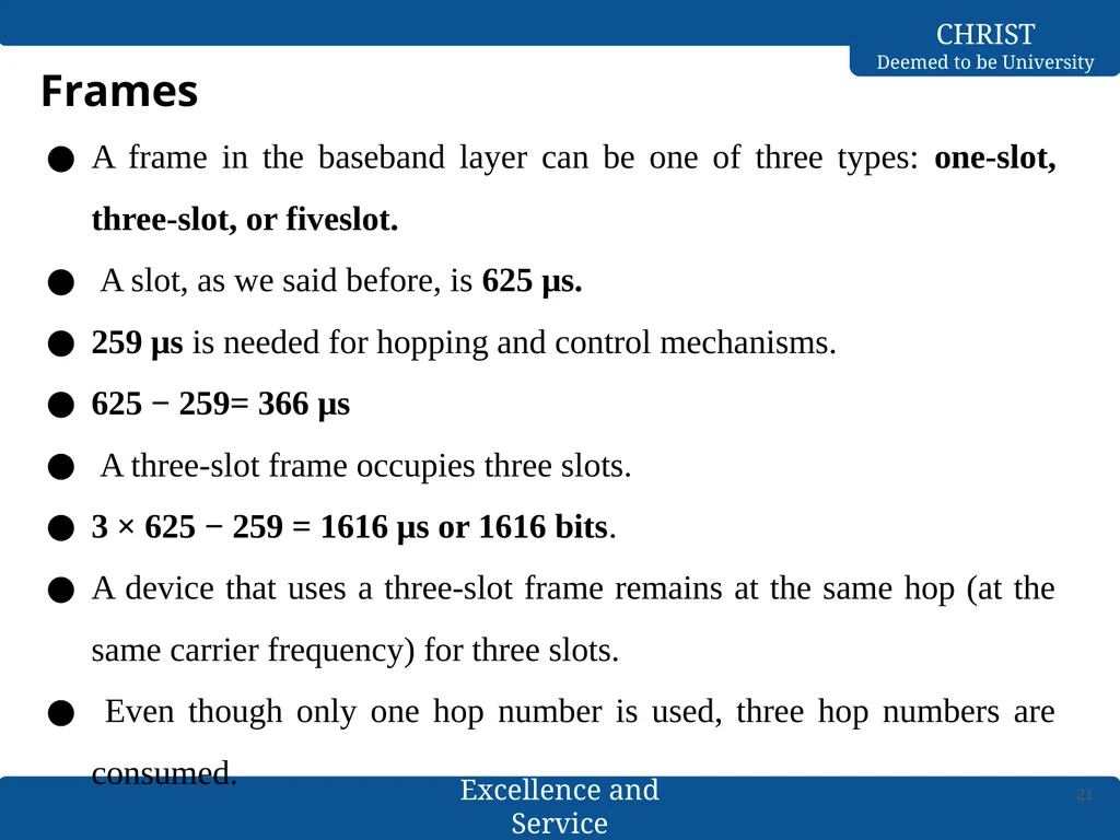 Computer Networks Bluetooth- L2CAP & Baseband - slide 21 of 27