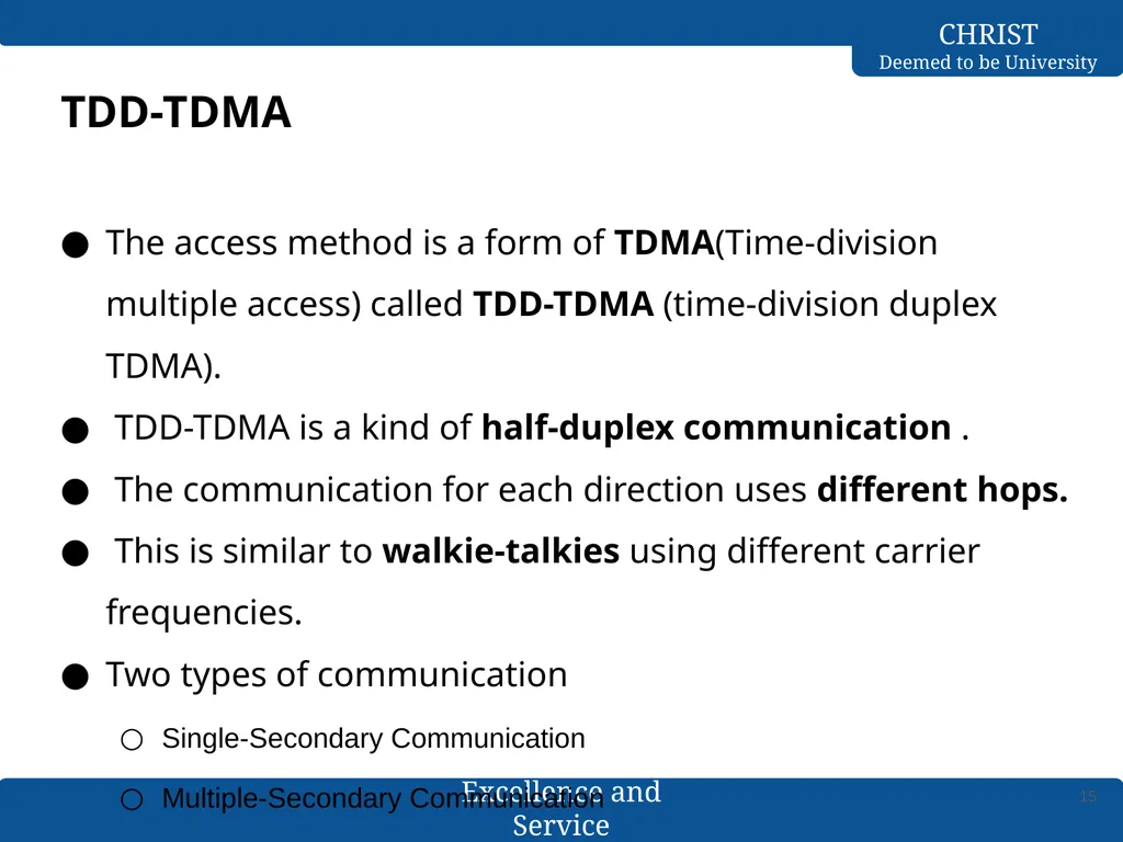 Computer Networks Bluetooth- L2CAP & Baseband - slide 15 of 27