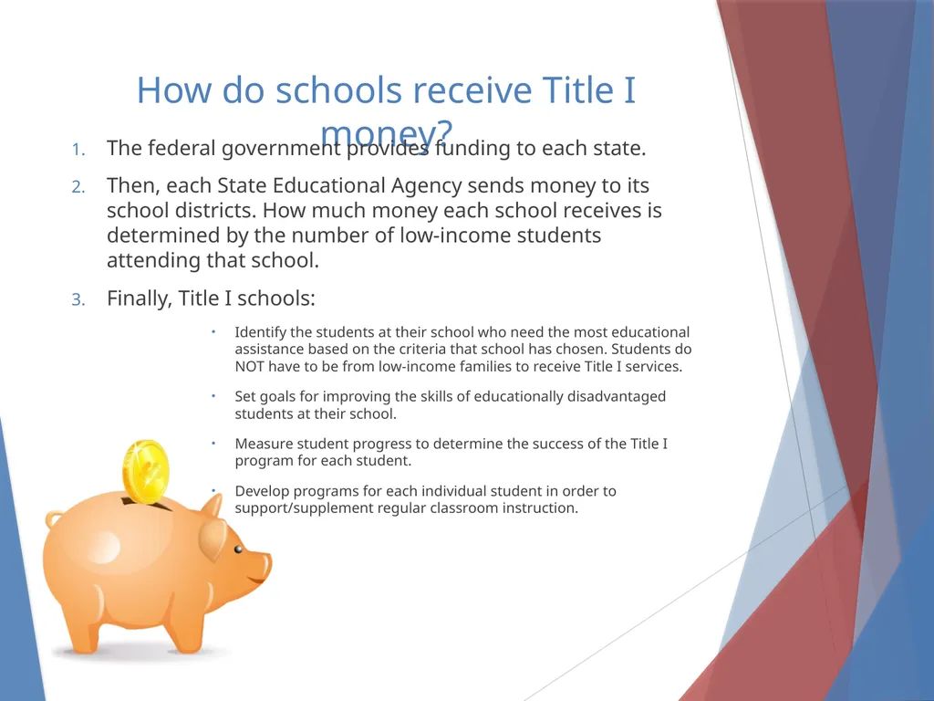 What you need to know About Title I Parent Meeting - slide 10 of 18
