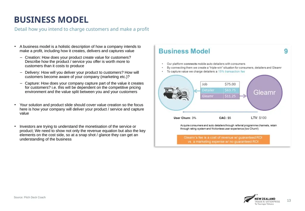‹#› Sources and notes Pitch Deck Guidance Guidance - slide 13 of 21