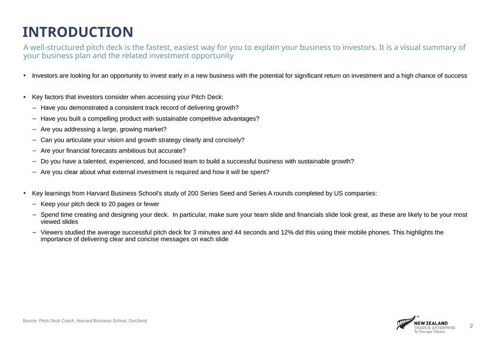‹#› Sources and notes Pitch Deck Guidance Guidance - slide 2 of 21