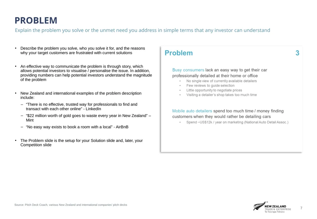 ‹#› Sources and notes Pitch Deck Guidance Guidance - slide 7 of 21