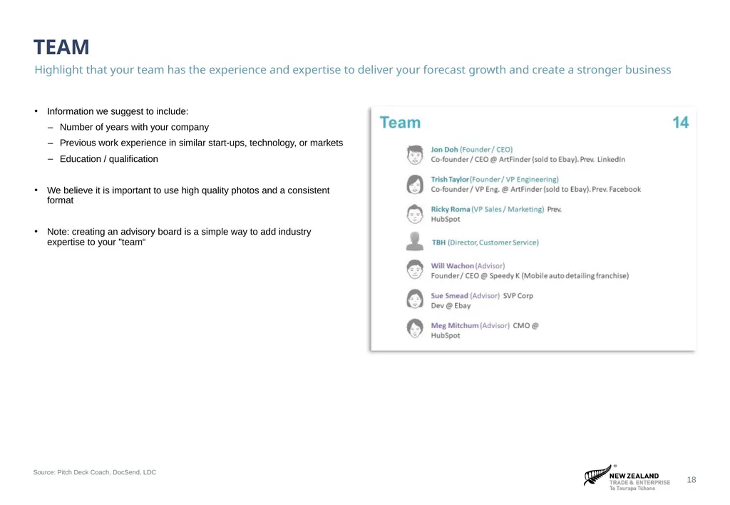 ‹#› Sources and notes Pitch Deck Guidance Guidance - slide 18 of 21