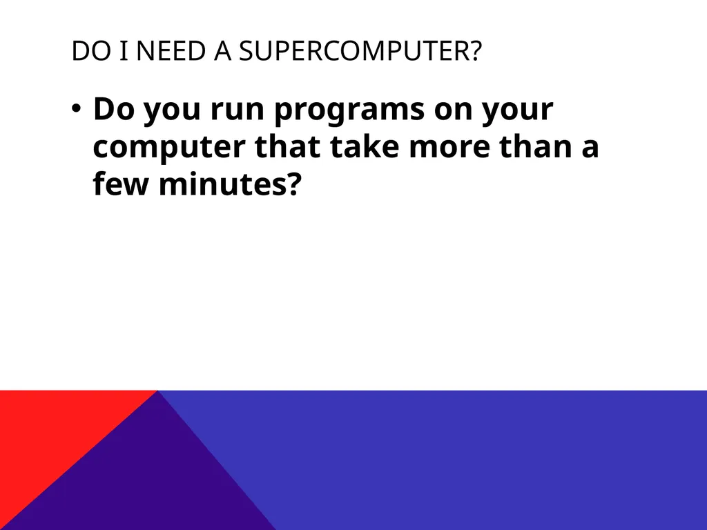 Using MCSR Supercomputers Mississippi Center for - slide 3 of 23