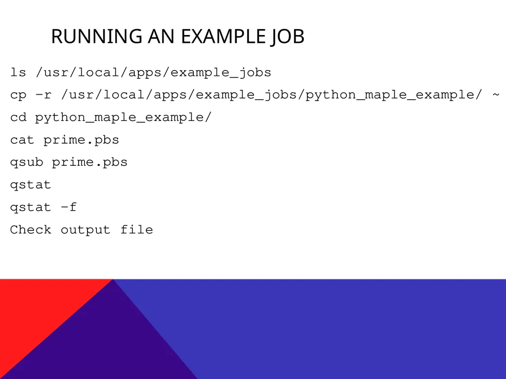 Using MCSR Supercomputers Mississippi Center for - slide 19 of 23