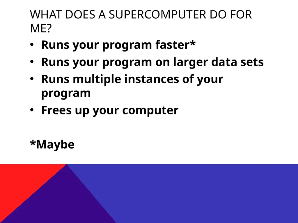 Using MCSR Supercomputers Mississippi Center for - slide 4 of 23