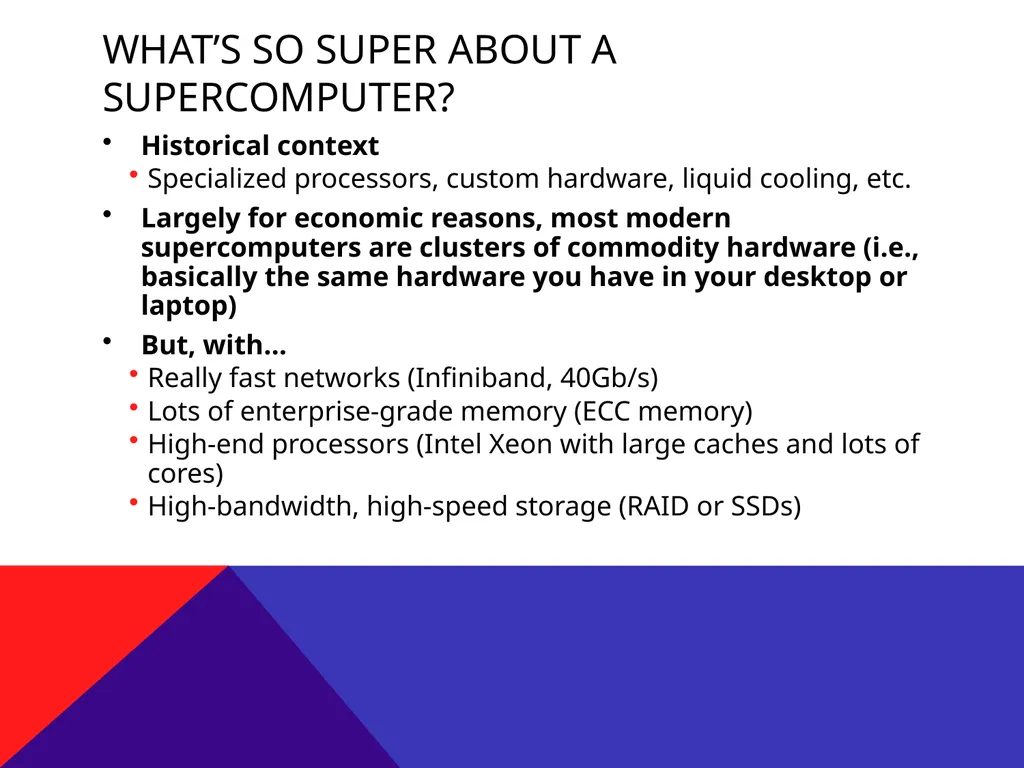 Using MCSR Supercomputers Mississippi Center for - slide 6 of 23