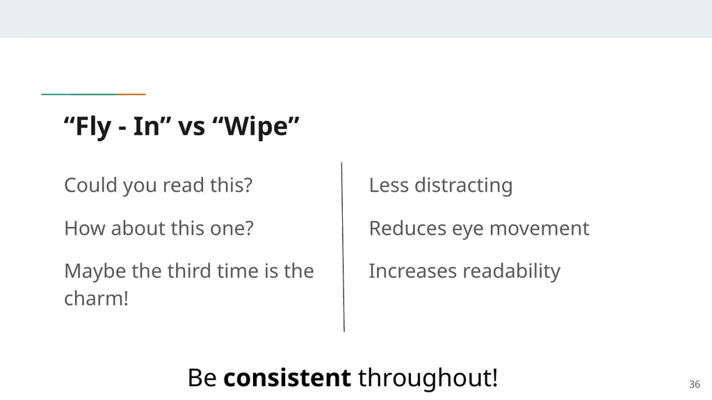 Effective Presentations Peter Masucci Adjunct - slide 36 of 52